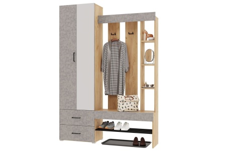 Прихожая Денди (Ш-1500 × В-2116 × Г-350 мм)/Разные Цвета