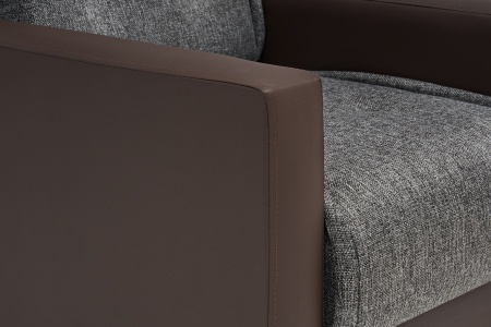 Кресло Лондон рогожка серая