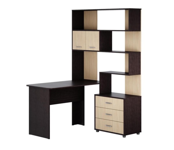 Уголок Школьника Паскаль №3 Разные Цвета (Д-1300 х В-1950 х Г-1300 мм)