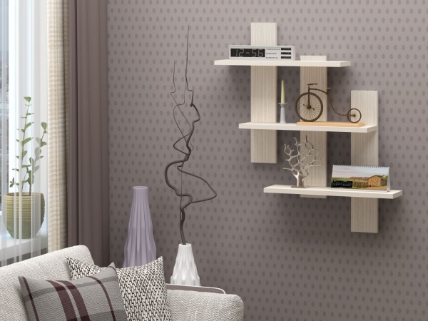 Полка Настенная №2/Разные Цвета