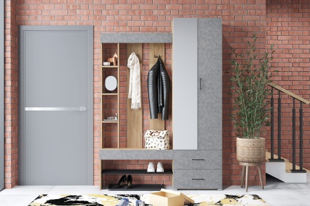 Прихожая Денди (Ш-1500 × В-2116 × Г-350 мм)/Разные Цвета