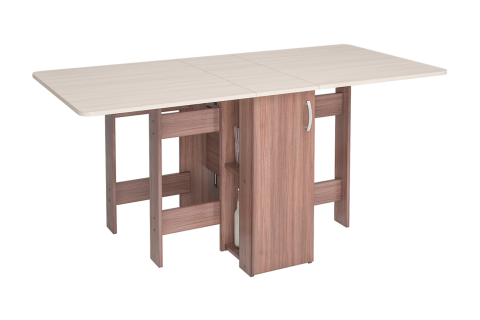 Стол-книжка 2 с баром ясень шимо темный / ясень шимо светлый