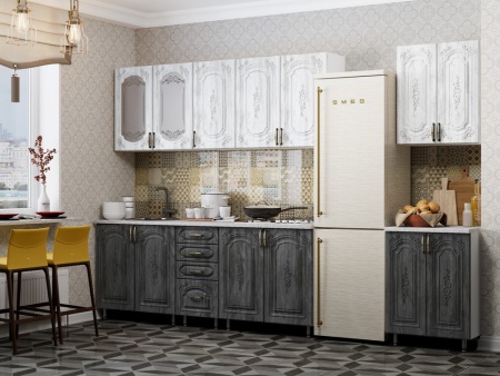 Кухонный Гарнитур Браво МДФ 2600 мм